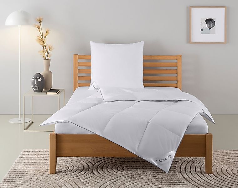 Home affaire Daunenbettdecke + Kopfkissen "Moulle, Bettdecke in 135x200 cm, günstig online kaufen