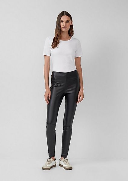 s.Oliver Chinos Hose Weiche Stretch-Leggings aus Kunstleder günstig online kaufen