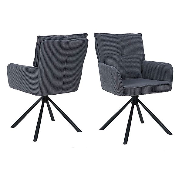 OTTO home Esszimmerstuhl »Les Choux« () 2 Stk.gepolsterte Rückenlehne, Arml günstig online kaufen
