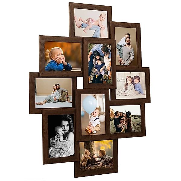 vidaXL Bilderrahmen Collage Bilderrahmen für 10x(13x18 günstig online kaufen