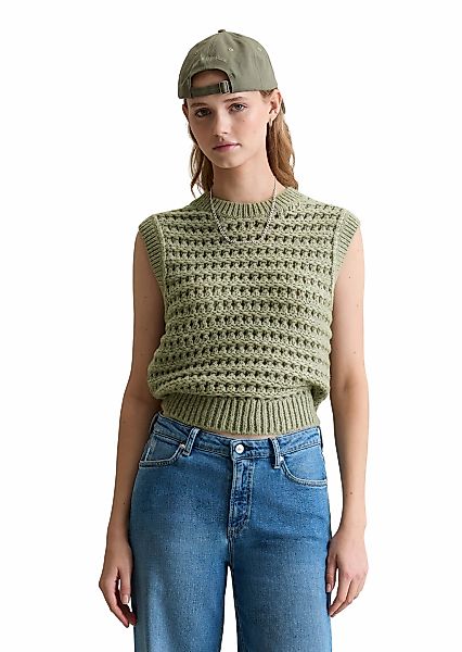 Marc OPolo DENIM Rundhalspullover "aus softem Schurwolle-Mix" günstig online kaufen