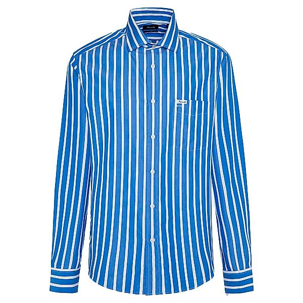 FaÇonnable Sportswear Club Massena Large Bengal Strip 42 Shirt XL Regal Blu günstig online kaufen