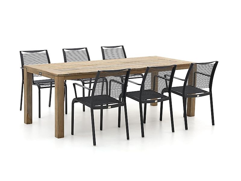 Apple Bee Hawaii/ROUGH-S 220 cm Gartenmöbel-Set 7-teilig stapelbar günstig online kaufen
