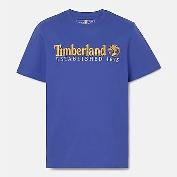Timberland  T-Shirt TB0A6SE1 SS EST. 1973 CREW TEE-ED5 CLEMATIS BLUE günstig online kaufen