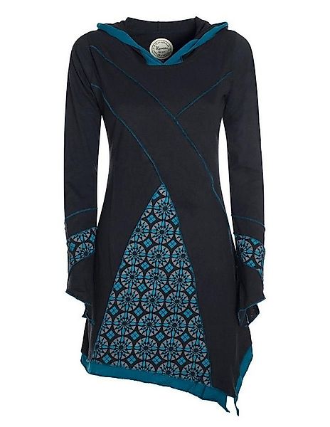 Vishes Zipfelkleid Langarm Damen Elfen Zipfelkleid Zipfelige Elfentunika Be günstig online kaufen