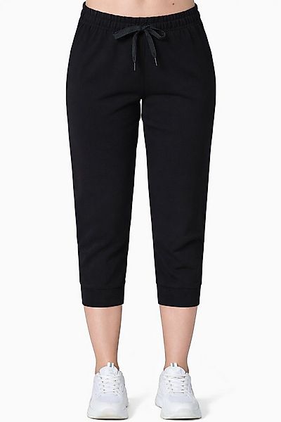 ROSS CAMP 3/4-Hose Damen - Jogginghose mit Kordelzug, Sporthose, Caprihose günstig online kaufen