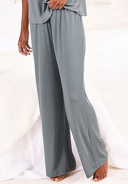 Vivance Dreams Pyjamahose (1-teilig) in weicher Rippqualität günstig online kaufen
