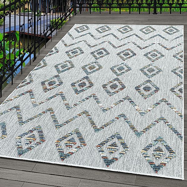 Carpettex Outdoorteppich Boho-Design, Läufer, Höhe: 10 günstig online kaufen