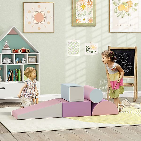 HOMCOM Bauklötze Bauspielzeug, für 1-3 Jahre günstig online kaufen