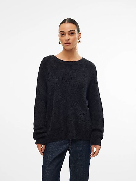 Vero Moda Strickpullover "VMPUFF LS O-NECK PULLOVER BOO" günstig online kaufen