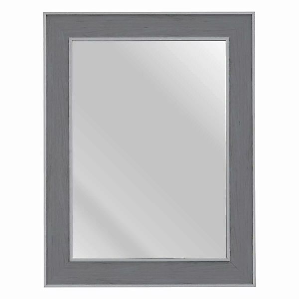 Wandspiegel 66 X 2 X 86 Cm Grau Holz Weiß günstig online kaufen