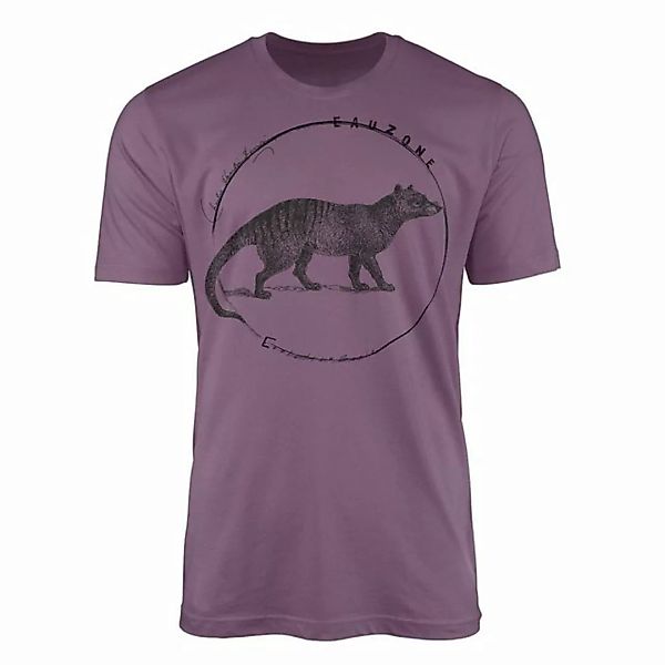 Sinus Art T-Shirt Evolution Herren T-Shirt Tasmanischer Wolf günstig online kaufen