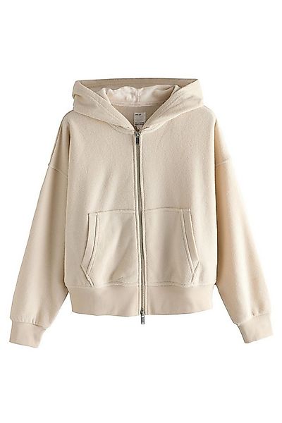 Next Kapuzenpullover Frottee-Hoodie mit durchgehendem Reißverschluss (1-tlg günstig online kaufen