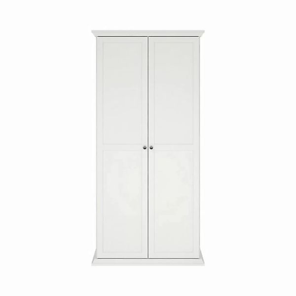 ebuy24 Kleiderschrank North Kleiderschrank 2 Türen weiß. günstig online kaufen