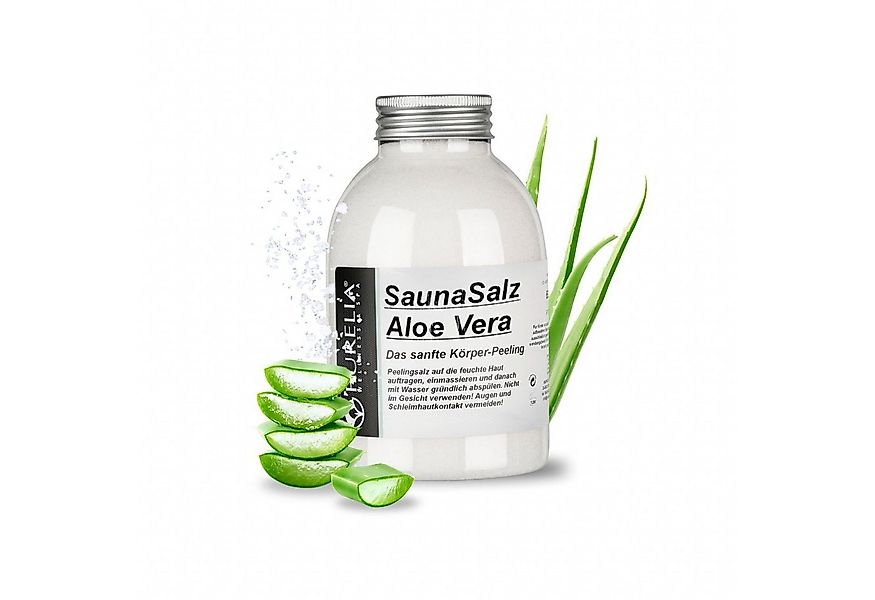 Purelia Sauna-Aufgussset PURELIA Sauna Salz Aloe Vera 650g Peelingsalz Saun günstig online kaufen