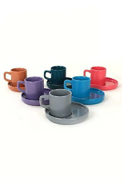 Hermia | Set mit 12 Ollie-Teetassen aus Keramik günstig online kaufen