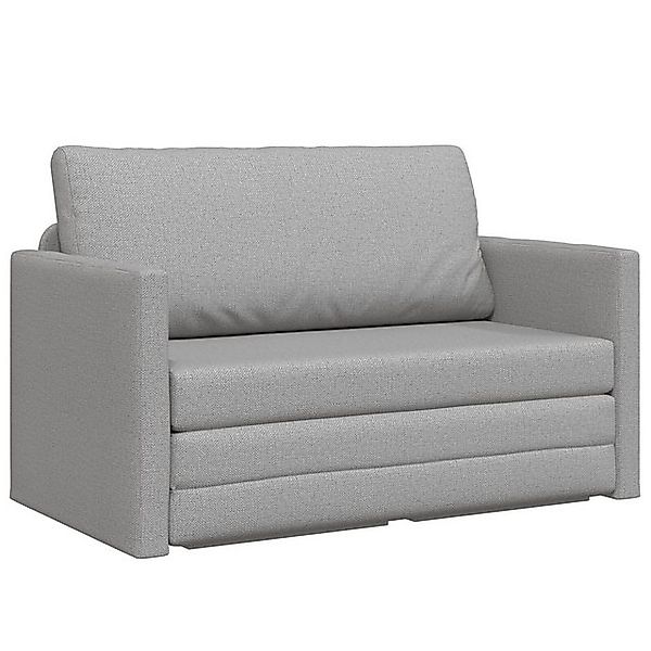 vidaXL Sofa Floor Sofa Bed 2-in-1 Cloud Grey 124x71x78 cm Stoff, 1 Teile günstig online kaufen
