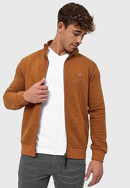 Indicode Sweatjacke Herren Bermie Herrenjacke Reißverschluss mit strukturie günstig online kaufen