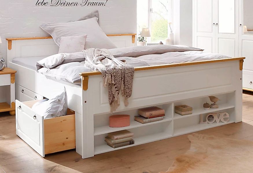 Home affaire Schubkasten "Tessin", (Set, 2 St.), Bettschubladen auf Rollen, günstig online kaufen