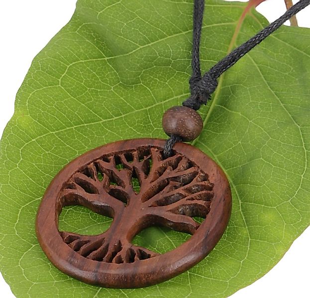 Guru-Shop Perlenkette Ethno Holzschmuck, Halskette, Surferkette -.. günstig online kaufen
