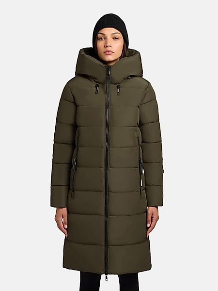khujo Steppmantel "Jilias5-YM", warmer Damen Wintermantel mit Kapuze und gr günstig online kaufen