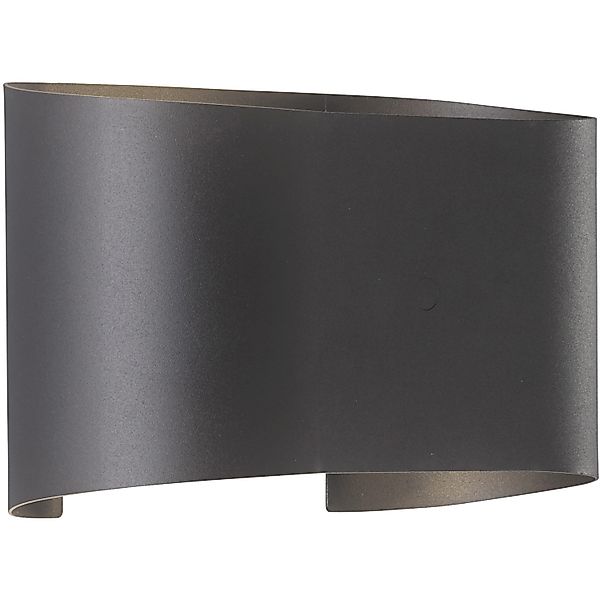 Fischer & Honsel LED-Wandleuchte Wall 2x 3 W Schwarz 540,m günstig online kaufen
