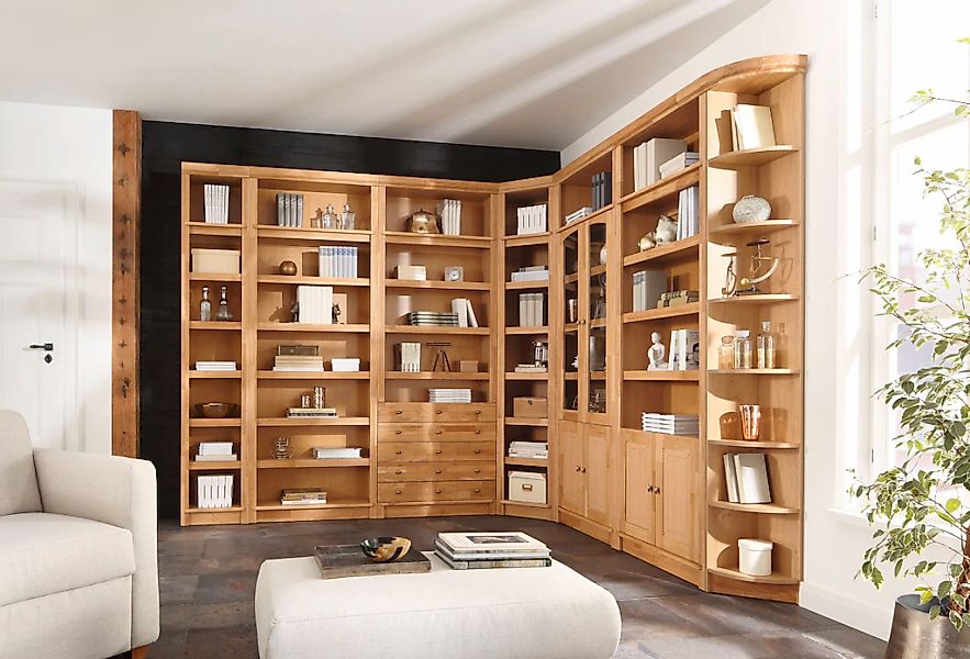 Home affaire Bücherregal »Soeren« aus massiver Kiefer, in 2 Höhen, Tiefe 29 günstig online kaufen