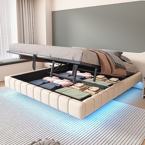 STILVORA Polsterbett 180x200 Jugendbett mit Matratze,Bettgestell günstig online kaufen