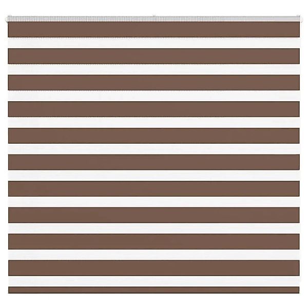 vidaXL Doppelrollo Braun 165x100 cm Stoffbreite 160,9 cm Polyester 4014326 günstig online kaufen