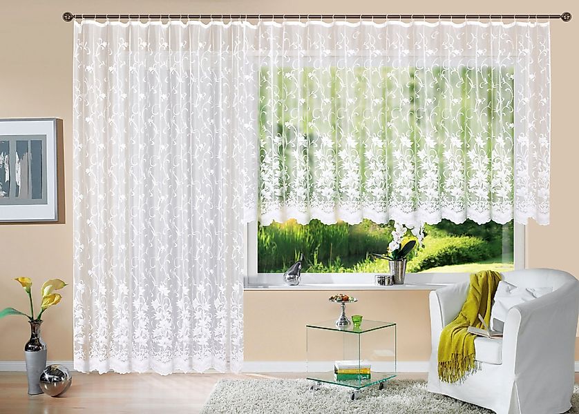 Gardinenbox Gardine, Kräuselband (1 St), transparent, günstig online kaufen