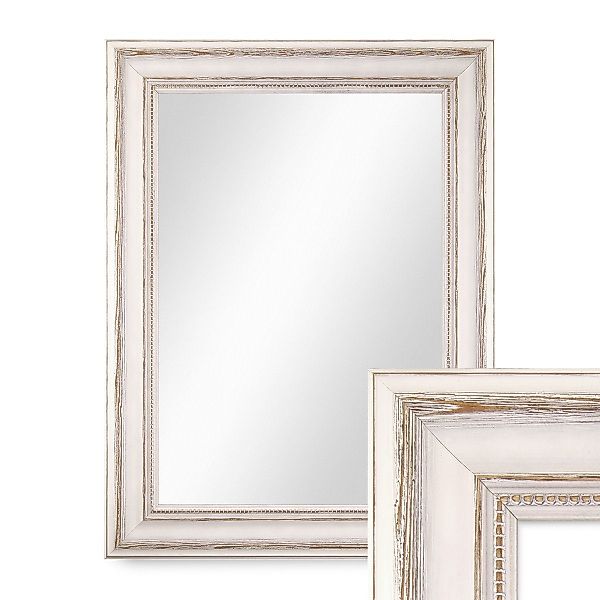 PHOTOLINI Spiegel mit breitem Massivholz-Rahmen, Wandspiegel günstig online kaufen