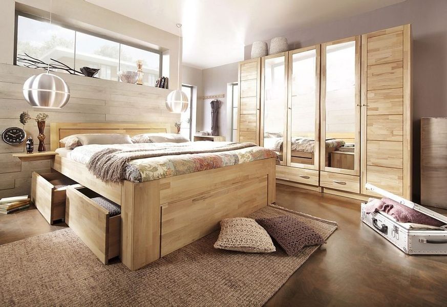 Home affaire Massivholzbett "Sabrina" Stauraumbett mit hoher Stabilität, IN günstig online kaufen