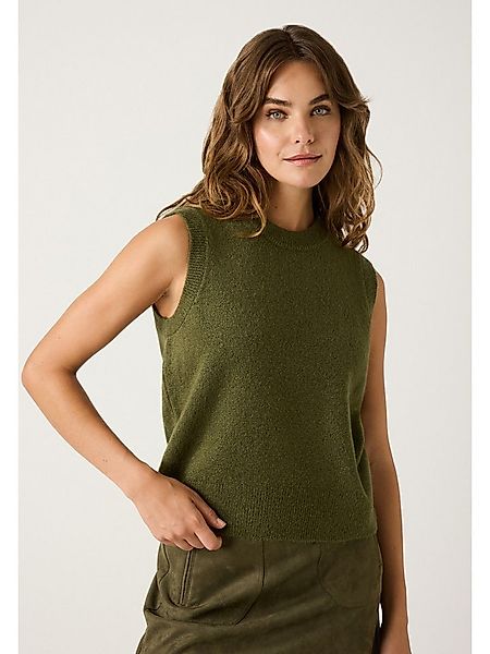 MORE&MORE Pullunder softer Rundhals-Strickpullunder günstig online kaufen