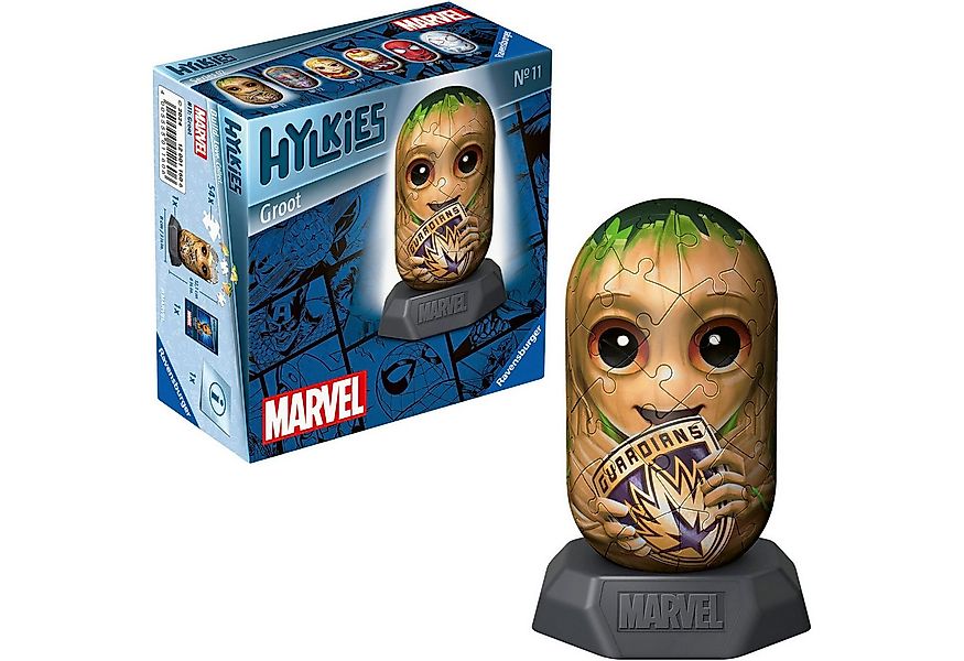 Ravensburger 3D-Puzzle Marvel Heroes, Hylkies Sammelfigur #11Groot, 54 Puzz günstig online kaufen