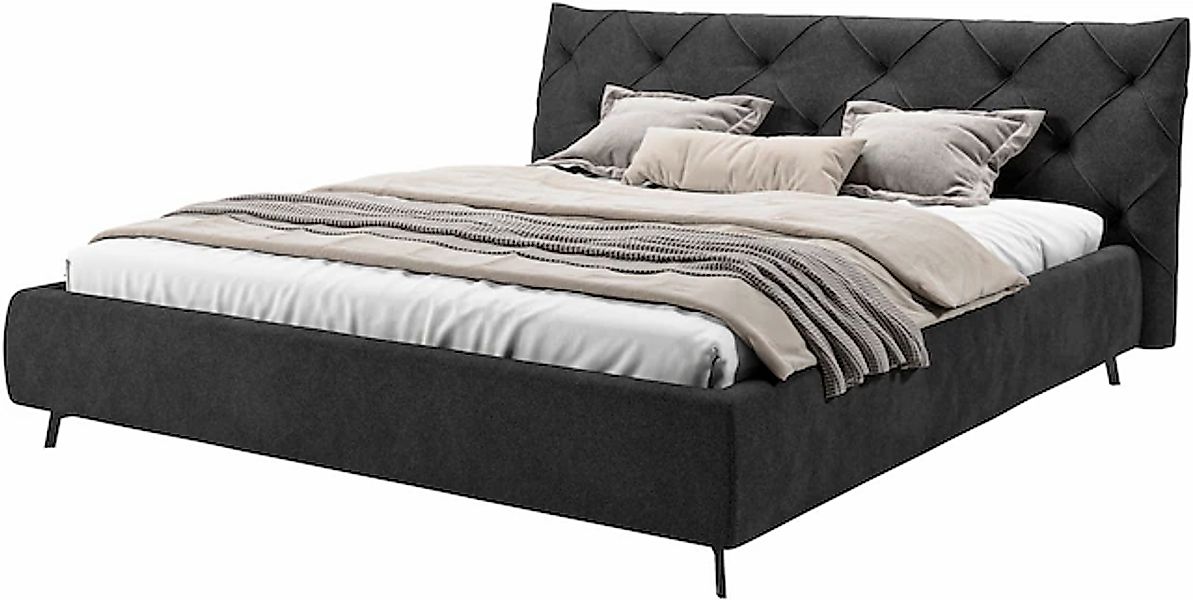 Home affaire Polsterbett "Elloree, in 4 Breiten bis 200cm, auch in Leder" K günstig online kaufen