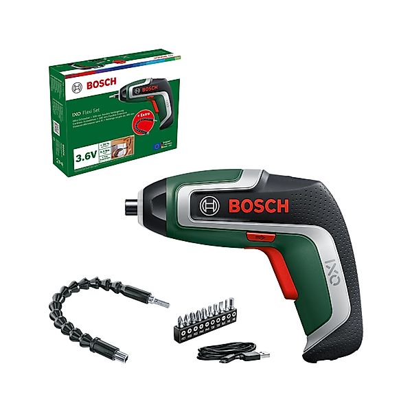 Bosch Akkuschrauber-Set Flexi IXO 7 günstig online kaufen