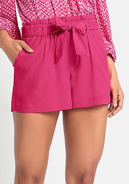 LASCANA Shorts im Paperbag-Stil, Leinenmix, Schlupfhose, Sommerhose günstig online kaufen