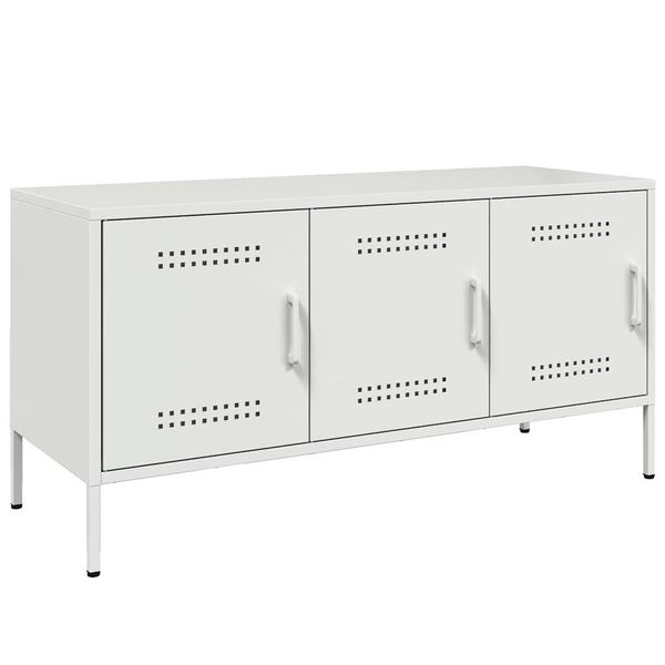 vidaXL TV-Schrank TV-Schrank Weiß 100,5x39x50,5 cm günstig online kaufen