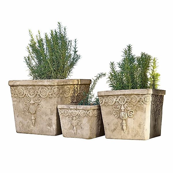Mirabeau Übertopf Übertopf 3er Set Bissone günstig online kaufen