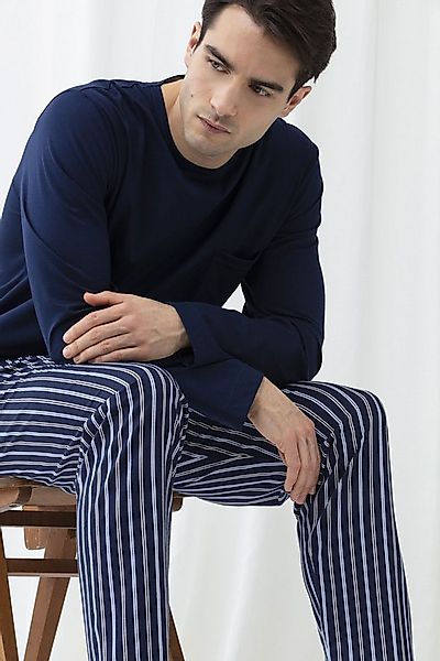 Mey Schlafanzug Herren Serie Portimo uni (2 tlg) günstig online kaufen