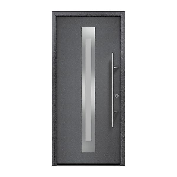 EcoStar Haustür Isopro Secur IPS 770S Anthrazitmetallic 110 cm x 210 cm DIN günstig online kaufen