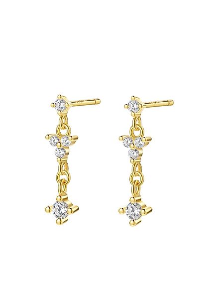 Hey Happiness Paar Ohrhänger Blume 18K günstig online kaufen
