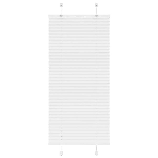 vidaXL Plissee Weiß 60x100 cm Stoffbreite 59,4 cm Polyester 4015475 günstig online kaufen