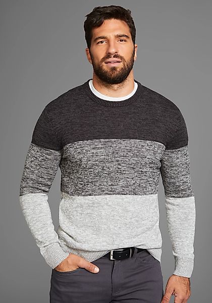 Man's World Rundhalspullover Bis Größe 5 günstig online kaufen