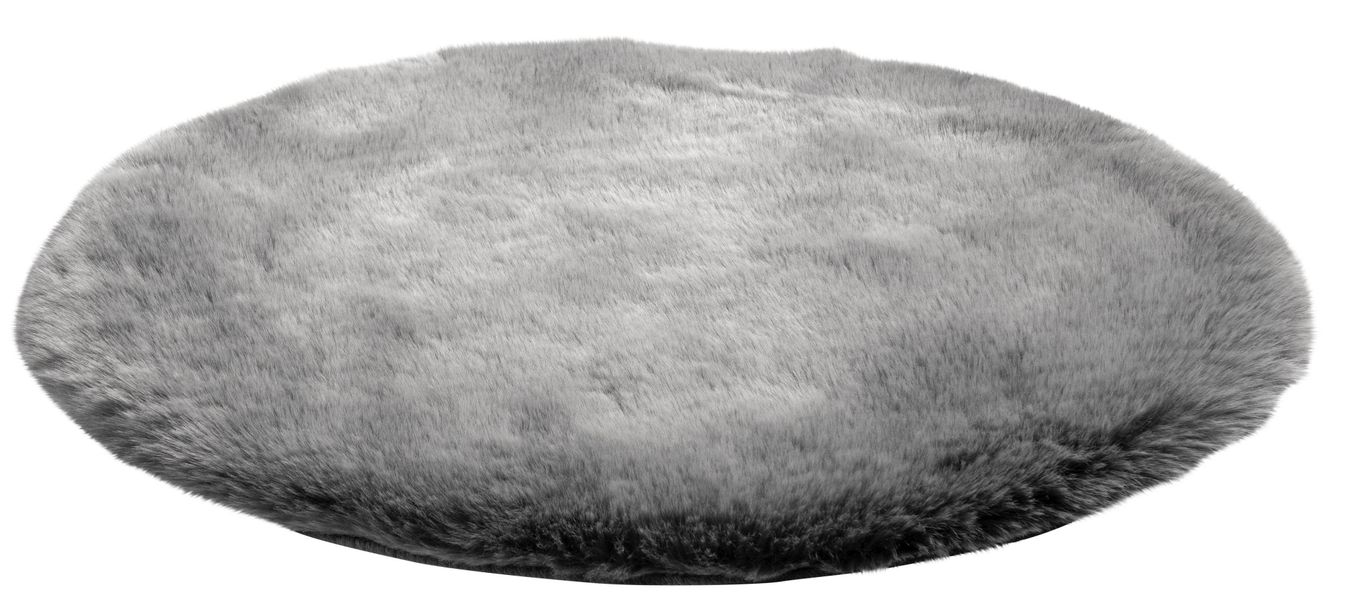 Obsession Fellteppich "My Samba 495" rund 40 mm Höhe Kunstfell, handgetufte günstig online kaufen