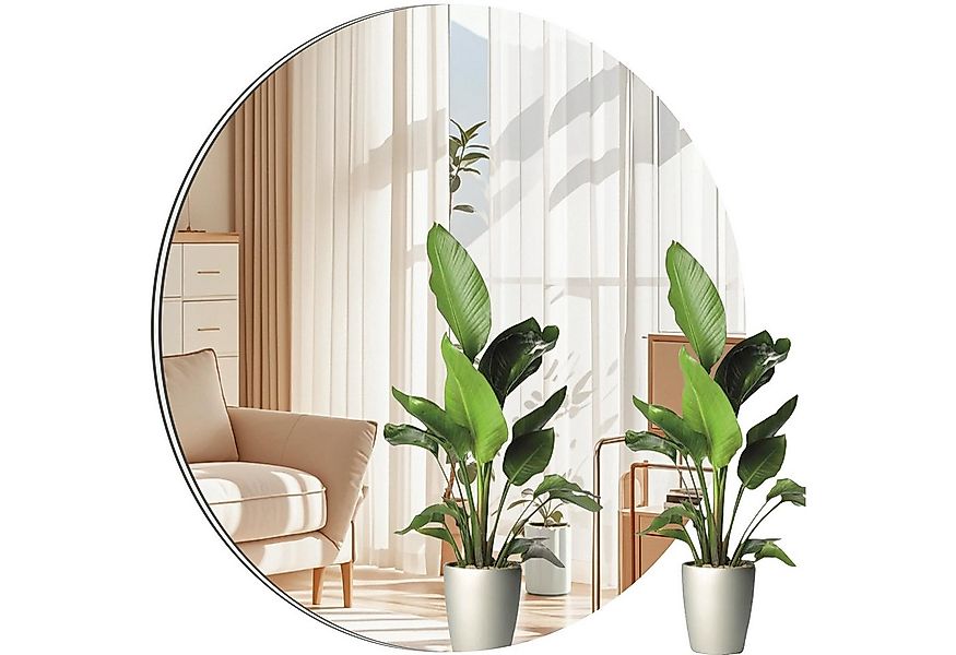 Coonoor Wandspiegel 2er-Set runde Acryl-Spiegel selbstklebend – HD Wandspie günstig online kaufen