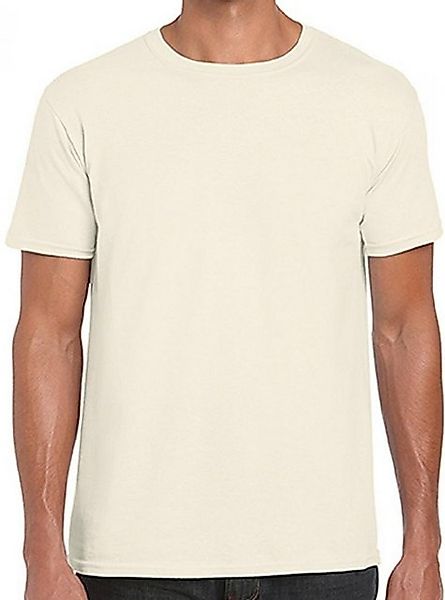 Gildan Rundhalsshirt Softstyle Herren T-Shirt modischer Kragen günstig online kaufen