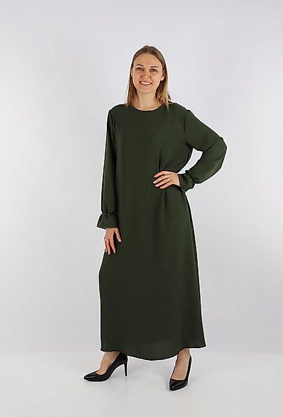 HELLO MISS Sommerkleid Elegantes Langarm Abaya Kleid aus Jazz Stoff Sommerk günstig online kaufen