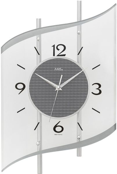 AMS Funkwanduhr (Exklusiv-Modell,Quarzuhr,Made in Germany,Wohnzimmer,Esszim günstig online kaufen