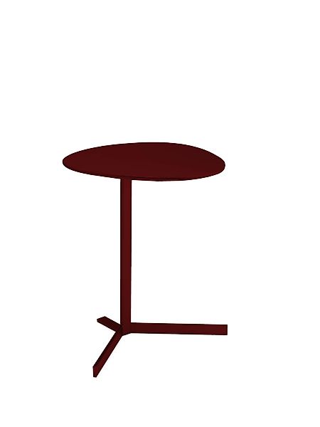 Birdy Kiesel Beistelltisch oval rubinrot H: 53cm günstig online kaufen